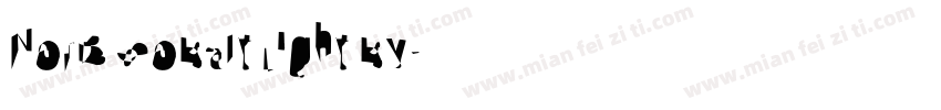 NorB Cobalt Light by字体转换